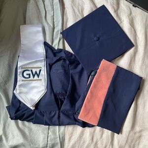 GW MPH graduation robe